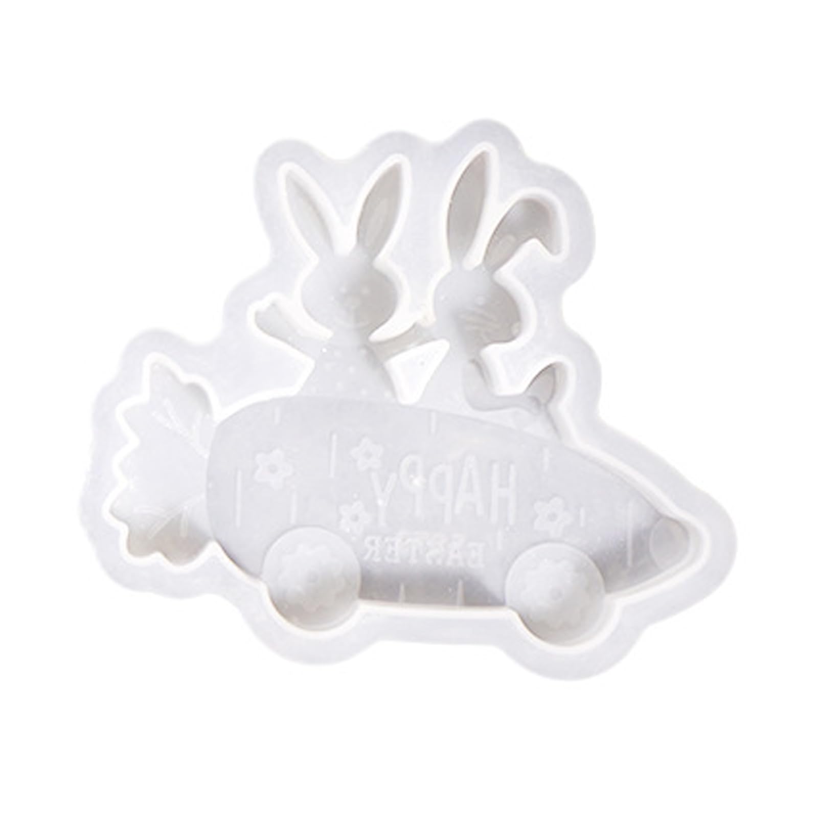 Jazuaiao Hare Drive Car Silicone Mold Professional for Epoxy Resin Soap Gypsum Figurine Chocolate Soap