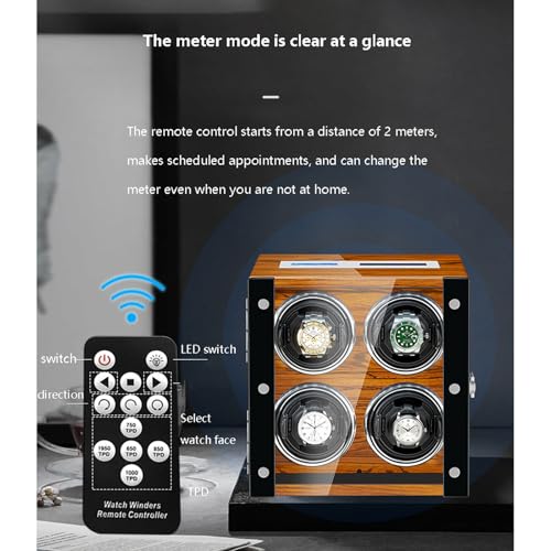 Watch Winder intelligent avec écran tactile LCD et modes TPD programmables - 6