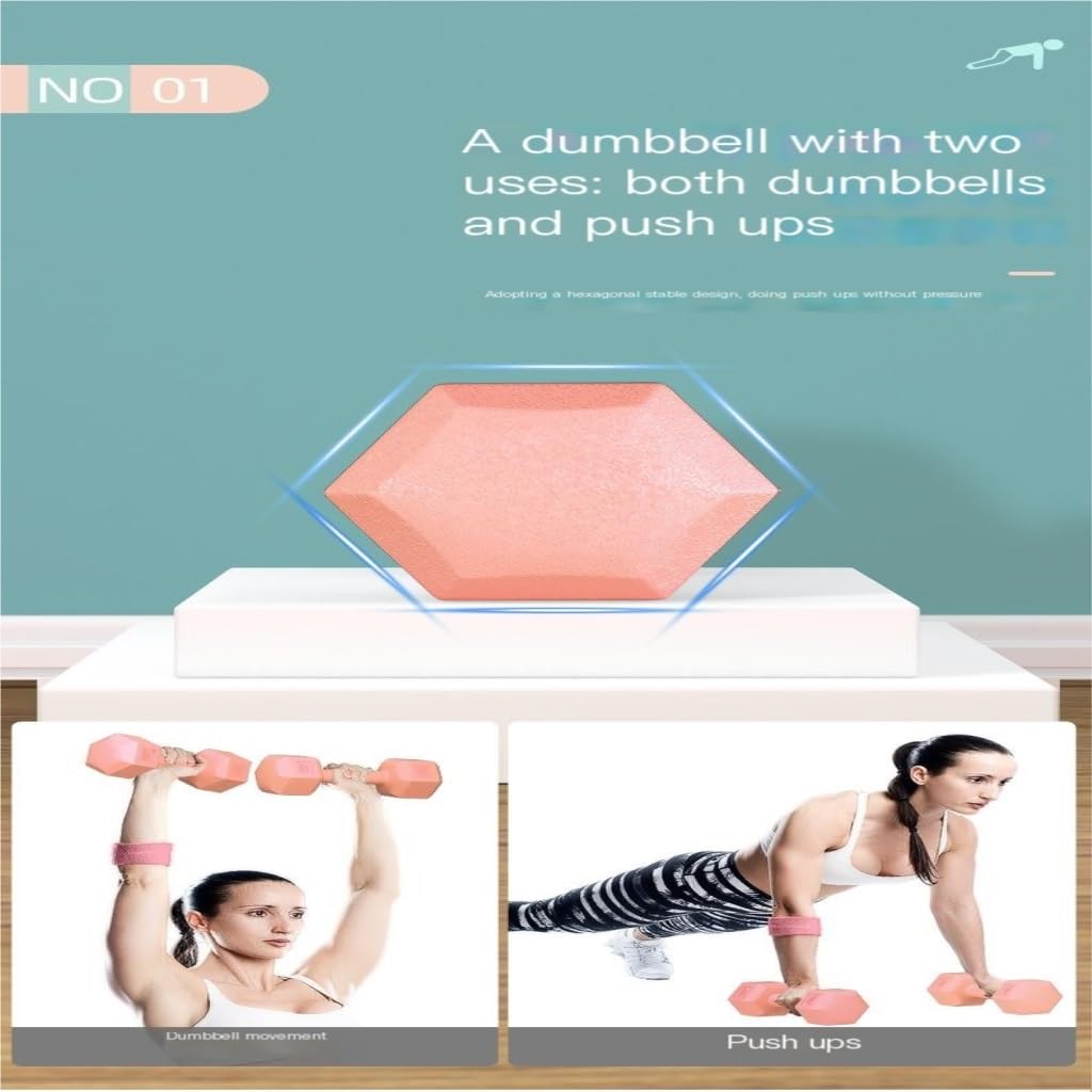 Manubri Manubri Manubri Gommati Esagonali Per Uomini E Donne Fitness All'aperto Casa Manubri Manubri Yoga Set di Manubri