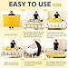 WASHINBED Flat Transfer Slide Sheet for Patient and Repositioning Easy Apply and Use,Yellow Color (Yellow, 56 * 78 Inches)