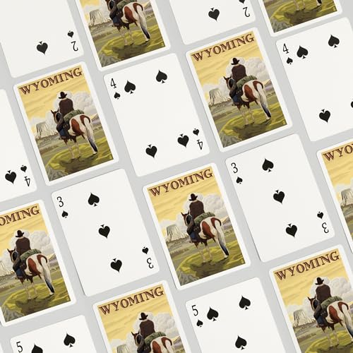 Lantern Press naipes de póker 52 cartas tamaño póker miniatura 4