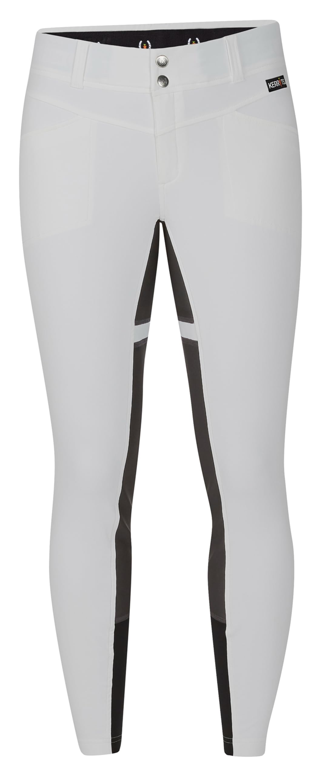Kerrits Womens Crossover II Full Seat Riding Breeches Lightweight Durable Year Round Horse Riding Pants with Pockets