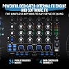 Controlador DJ profesional RANE FOUR con stems | Mezclador DJ de 4 decks, jog wheels de 8.5" con pantallas integradas, 16 pads, controles dedicados de stems, FX internos y Serato DJ Pro 6