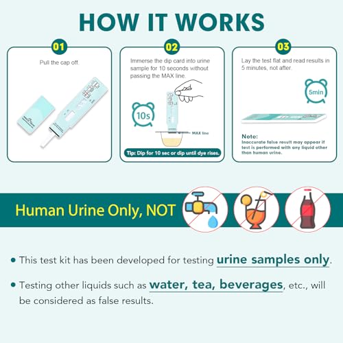 Easy@Home EDTH-114-10 Single Drug Screen Test (Cannabinoids Urine Test) - Thc Tests thumb #2