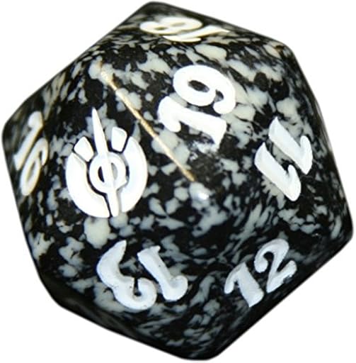 MTG Mirrodin Besieged D20 - Contador de vida giratorio, color negro | Ya disponible en tu tienda friki favorita! En mundofriki.es!