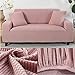 Copridivano 2 Posti Rosa Copri Divano Protector Universale, Coprisedia Elastico, Copertine Copridivani Antiscivolo, Fodera per Divano con Corda Fissa（145-185cm）