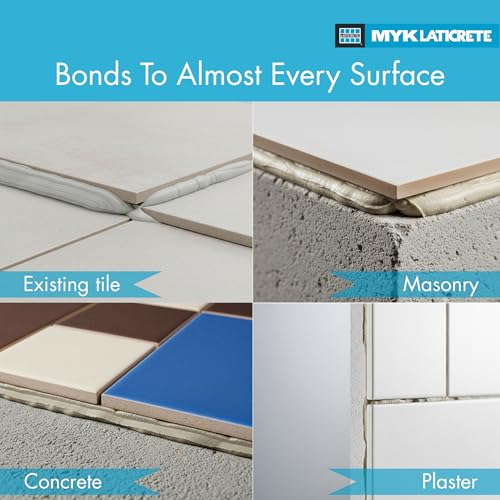 Image of MYK LATICRETE Tile Adhesive 315 Plus White (20 KG) | Ideal for Internal Floors & Walls | Easy to Use Adhesive |