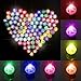 LED Palloncini Luci, 100 Rotondo Lampada a Palloncino Colorate Lanterne di Carta Lampeggianti luci per Matrimonio Compleanno Halloween Festa di Natale Capodanno Decorazione