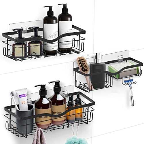 LiviNGPAi Shower Caddy Bathroom Organizer, Wall Mount Rustproof