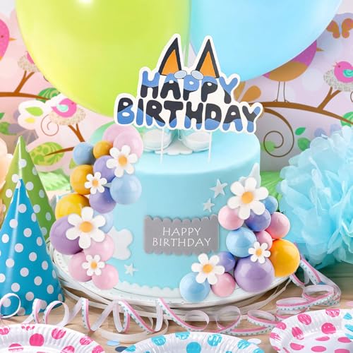 Rainbow Cake Topper 63 Pcs 