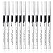 12 White Eyeliner Pen, Eyebrow Pen,Eye Shadow Pencil , Lip Line Pen, Eyelid Pad, Pencil Makeup Set Tool (12PCS) (white)