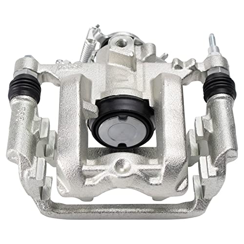 Image of TRQ Rear Driver and Passenger Side Brake Caliper Set Hardware Caliper Brackets Compatible with 11-13 Chevrolet Cruze 14-15 Cruze Gas Engine 16 Limited LT 16 Limited LTZ