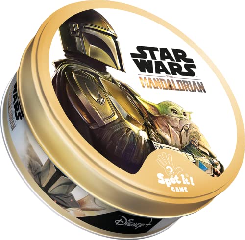 Zygomatic, Dobble Star Wars: The Mandalorian, Familienspiel, Kartenspiel, 2-8 Spieler, Ab 6+ Jahren, 15+ Minuten, Deutsch