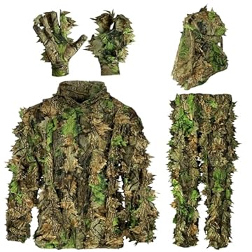 bow hunting ghillie jacket