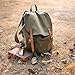Gootium Canvas Backpack - Vintage Military Rucksack Travel Dayack, Green
