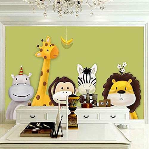 Papier Peint Panoramique 3D Singe - Cachez les défauts du mur