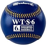 Markwort Synthetic Cover Weighted Baseball, Navy, 6 oz