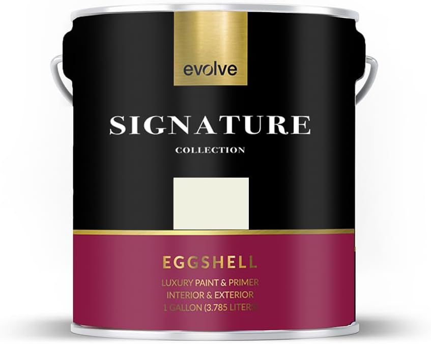 EVOLVE Signature Paint & Primer – Eggshell Sailcloth White, 1 Gallon