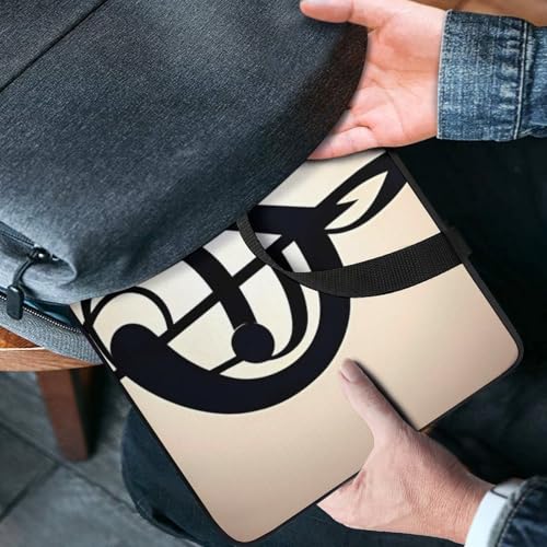 Housse PC 13 pouces notes de musique pochette protection ordinateur