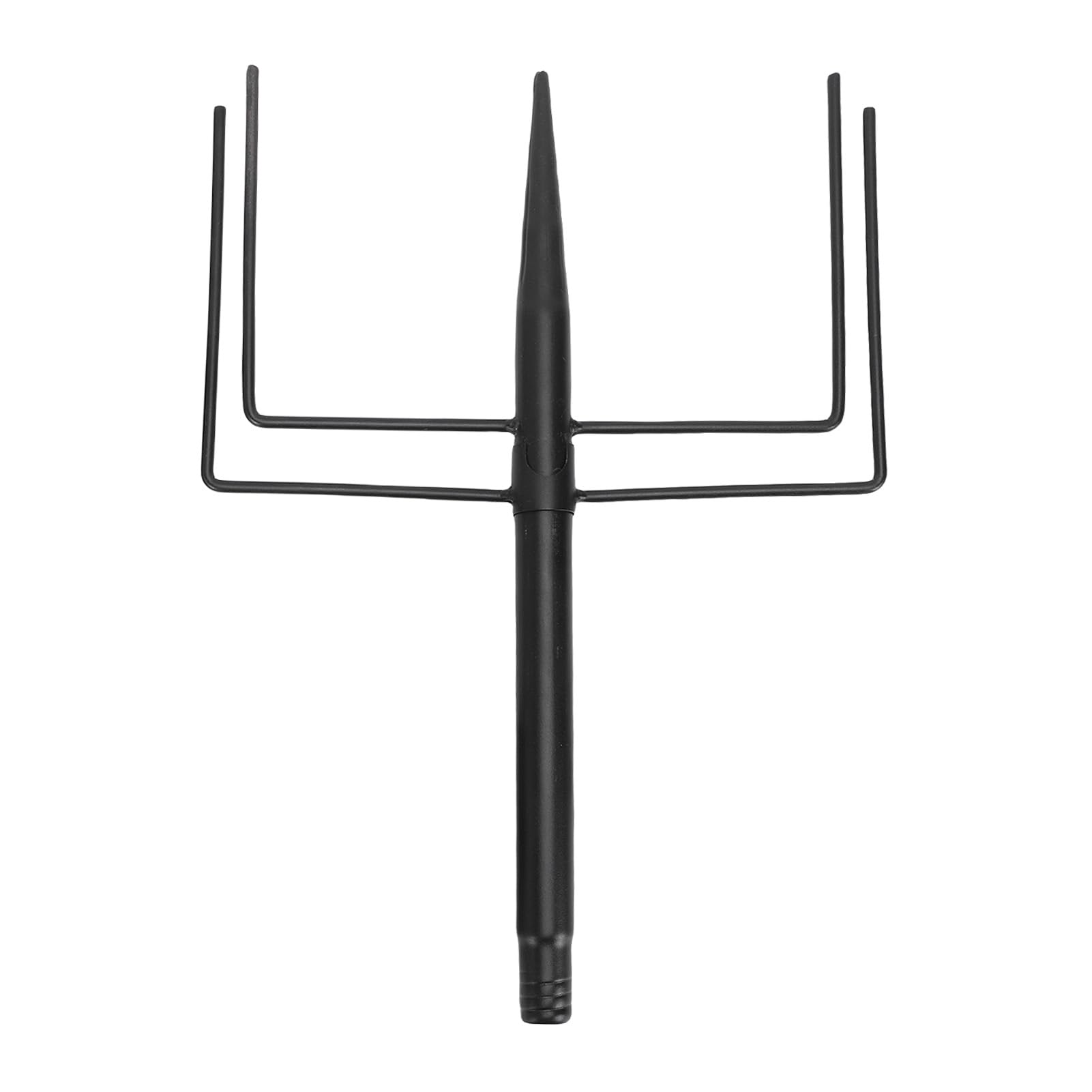Kit palo per mangiatoia per uccelli Altezza regolabile Supporto per palo per casetta per uccelli in acciaio resistente con base a 5 poli per esterno