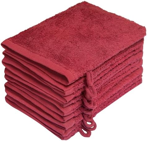 NatureMark Zestaw 10 ręczników frotte, 100% bawełna, piaskowe/beżowe, 15 x 21 cm