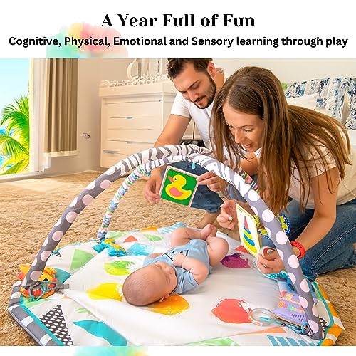 CozyOne Padded Baby Play Gym Activity Mat Large