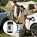 EV Charger Adapter, Portable and Travel-Friendly Design, 5.4x4.5x9cm, Automotive Discharge Converter, Portable EV Adapter, Safe and Reliable Charging Performance, for Trucks, RVs, Or Van