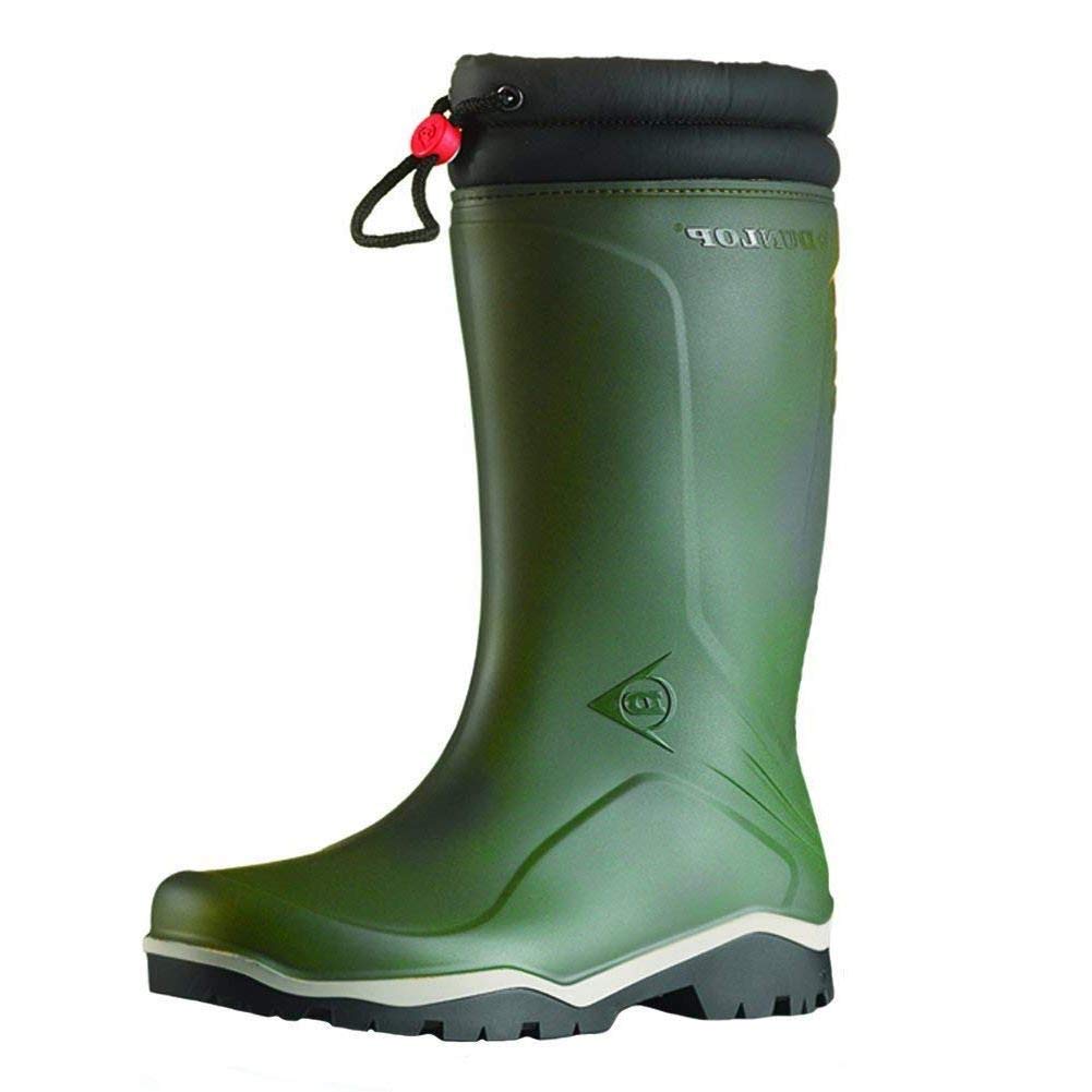 Blizzard Warm Black Fleece Linned Padded Collar Wellington Boots