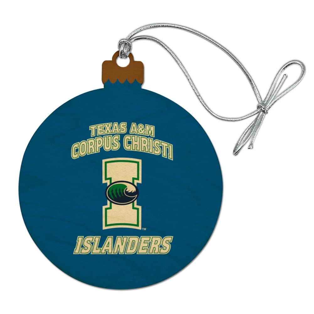 GRAPHICS & MORE Texas A&M -Corpus Christi Islanders Wood Christmas Tree Holiday Ornament
