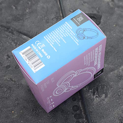 Fones de ouvido infantis S SMAZINSTAR para crianças escolares - estéreo sem emaranhamento com conect