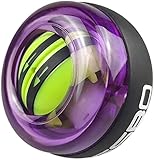 Resbo Auto-Start Gyro Ball, Gyro Wrist Exerciser Wrist Trainer Ball (Purple)