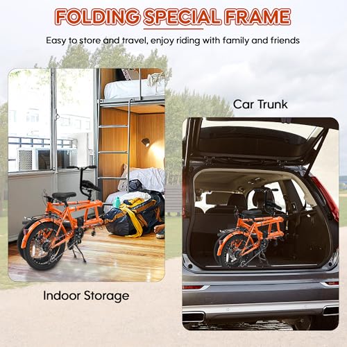 BGGFNZ Folding Tandem Bike