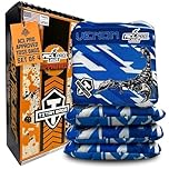 Titan Venom Cornhole Bags - ACL PRO Approved Cornhole Bean Bags for Tournaments, Versatile & Durable Regulation Size - Ideal for Indoor/Outdoor Toss Games - Fractal Striker (4 Pack)