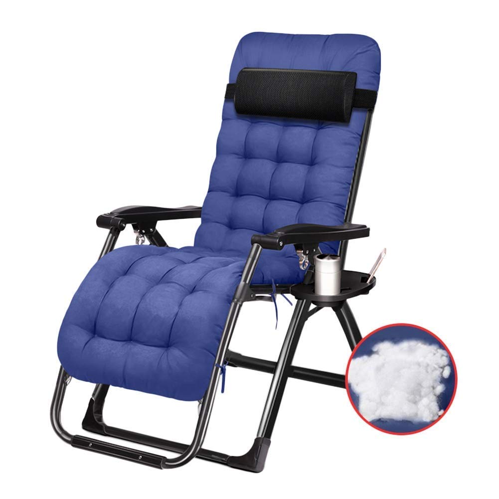 Chaises longues de jardin pliantes soulageant le dos, confort Zero Gravity textoline