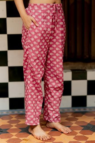 Image of MIRCHI FASHION Women's Straight Fit Pure Cotton Embellished Floral Printed Kurta Set with Dupatta and Trouser