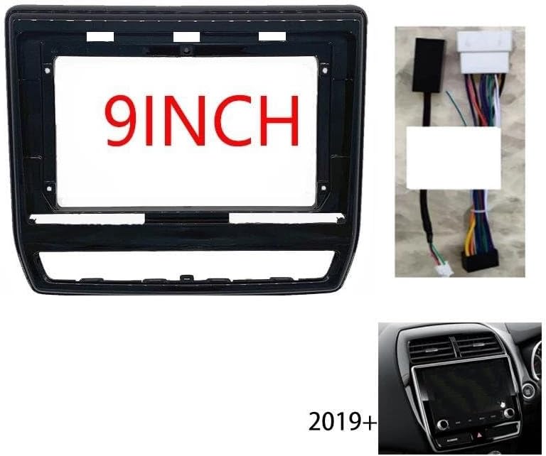 ラジオパネルフェイシア に適合する ASX RVR アウトランダー スポーツ 2019+ カーラジオ取付 GPS MP5 フェイシア