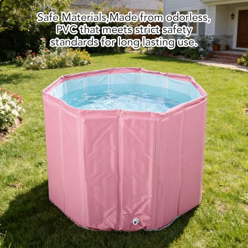 Bañera plegable de viaje Aramox para terrazas interiores y camping 4