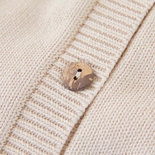 Girls Boys Knit Cardigan Sweater Long Sleeve Fall Winter Solid Color Cotton Button Open Front Coat 1-10T Casual Top3