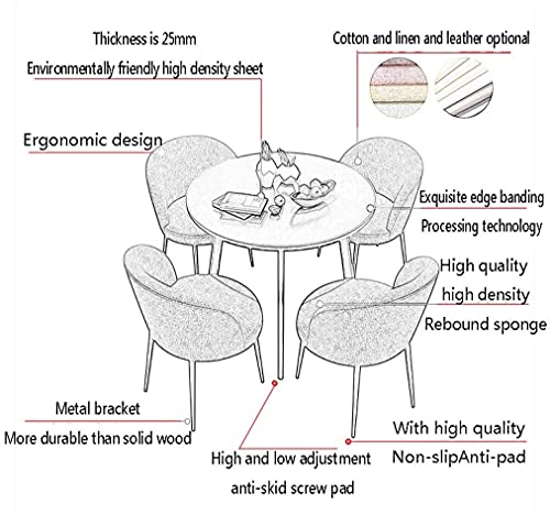 Dining Table Set For Home Or Business Reception Reception Desk And Chair 4S Shop Office Lounge Simple Solid Wood Small Round Table And Chair Library Chess Room (Color : Orange) #TOP2