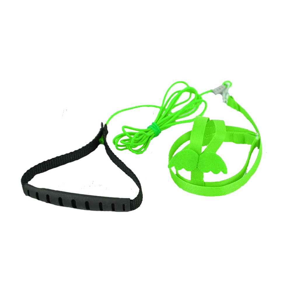 FORZENA Birds Adjustable Harness and Leash, Parrot Outdoor Flying Training Traction Rope Straps with Cute Wing for Small Animal Birds, Parrots, Pigeons, Lizard, Turtles (S,Green)