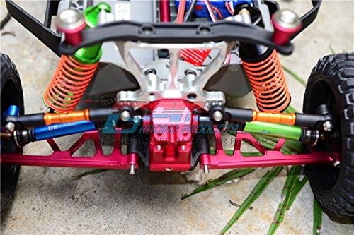 GPM for Traxxas Slash 4X4 Upgrade Parts Steel+Aluminum Rear CVD Drive Shaft with 12mmx6mm Wheel Hex - 1Pr Set Blue