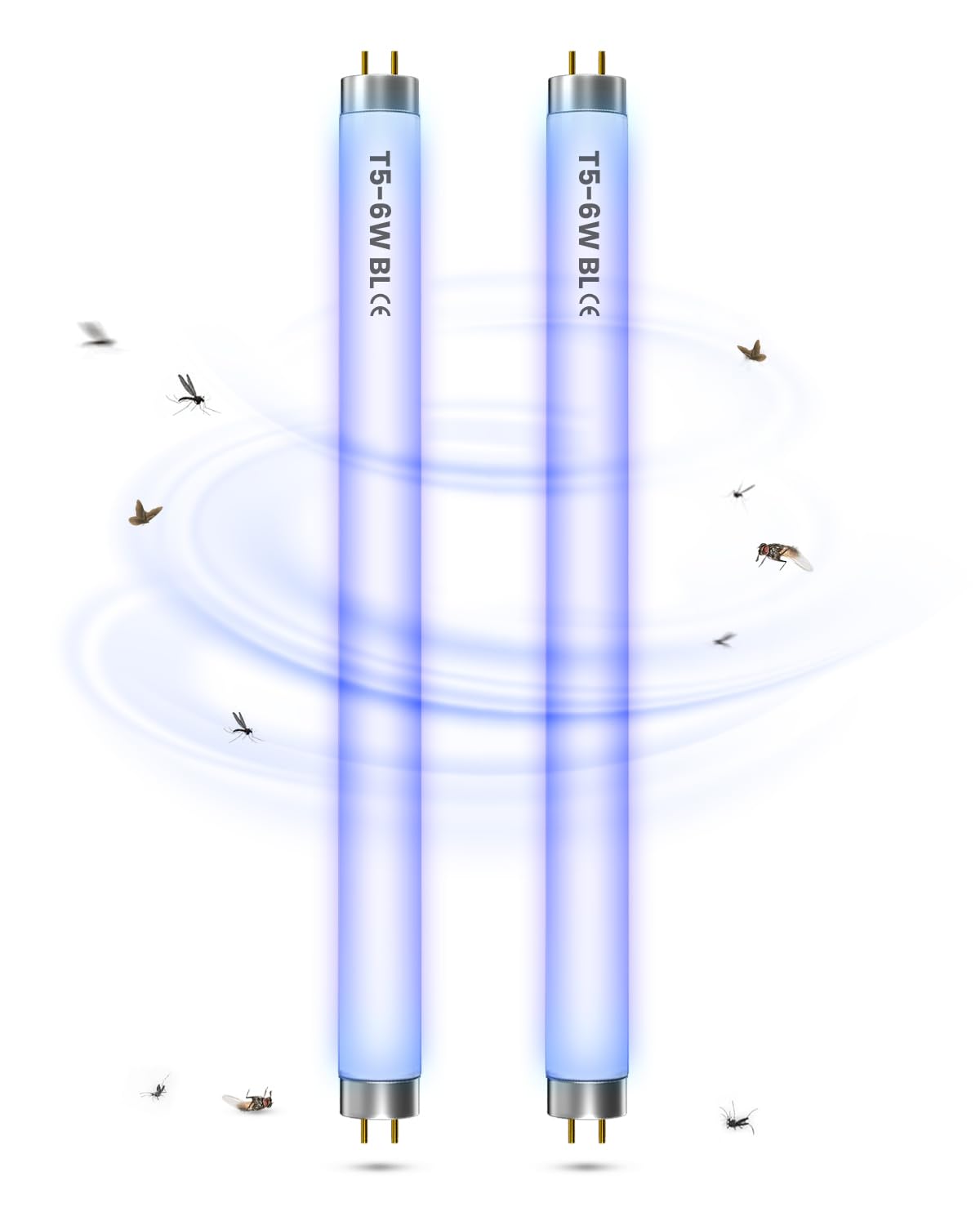 BL T5 6W Fly Killer Replacement Bulbs 9in UV Light Bulb Tube for 6/12W Electric Fly Insect Killer/Bug Zapper/Fly Zapper/Mosquito Killer