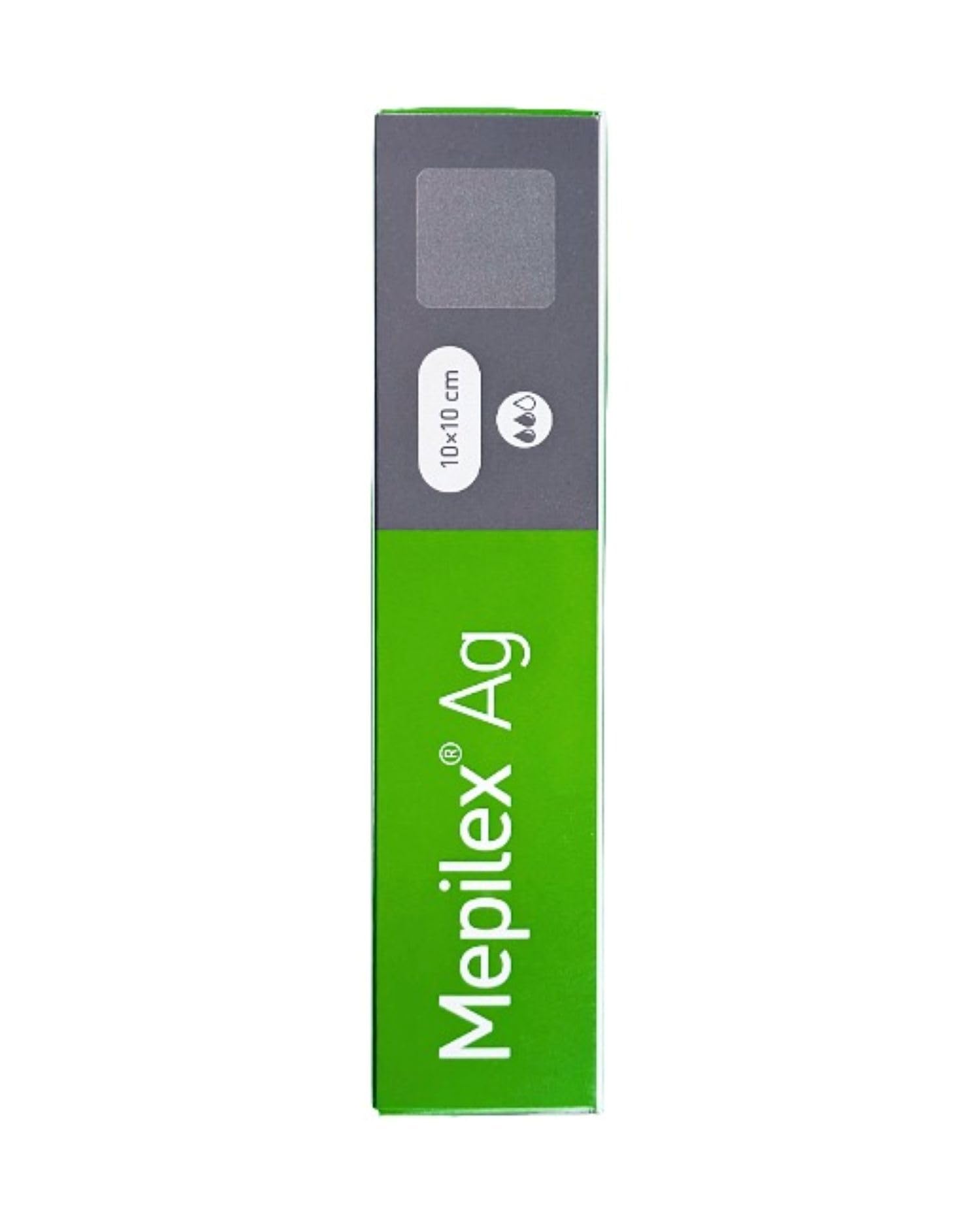Molnlycke Mepilex AG - Apósito hidráulico celular, 10 x 10 cm, pack de 5