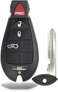 KeylessCanada © 1 New Replacement Keyless Entry 4 Buttons Remote Start Car Key Fob M3N5WY783X, IYZ-C01C For 300 Challenger Charger Durango Grand Cherokee