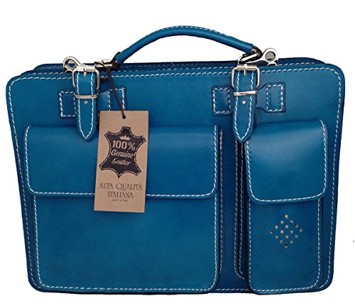 Chicca Tutto Moda CTM Cartera de hombre naranja, organizer. Piel Verdadera. 100% Fabricado en Italia.