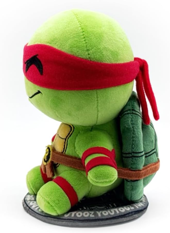 Youtooz TMNT Raphael Shoulder Rider 6" Plush, Collectible Raphael Plushie from Teenage Mutant Ninja Turtles TMNT Shoulder Rider Collection