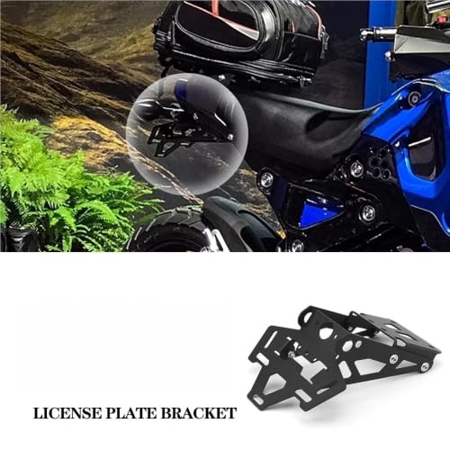 Support de Plaque d'immatriculation Moto Noir Accessoires MSX GROM - 2