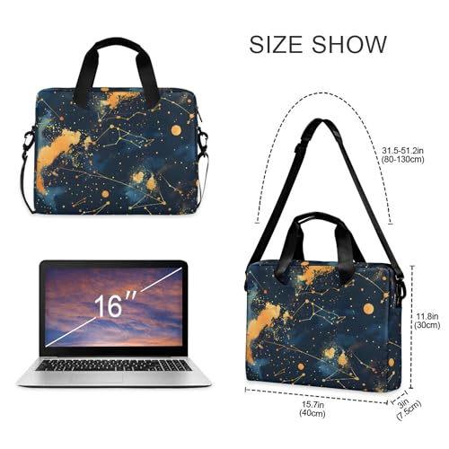 Maletín para portátil ALAZA Constellation Starry Sky 13-15.6 pulg miniatura 4