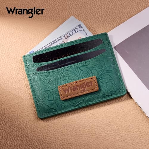 Image of Montana West X Wrangler Credit Card Holder for Women Wallet Card Case Small Ladies Female Pocket Vegan Leather RFID Blocking