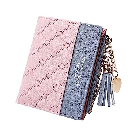 FuninCrea PU Leather Wallet with Coin Pocket Cover